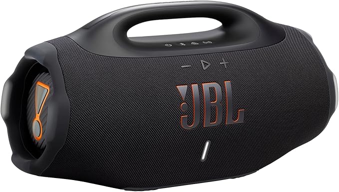 JBL Boombox 4, Portable Bluetooth Speaker, JBL Pro Sound with AI Sound Boost, IP68 Waterproof/Dustproof, Up to 34H Playtime, Auracast Multi-Speaker Connection, Two Bass Boost Settings, Black