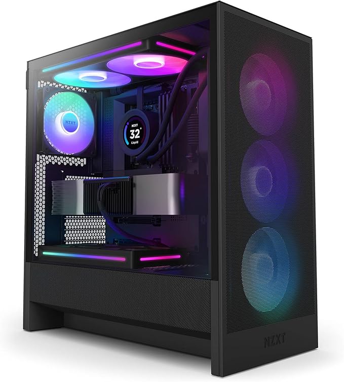 MESH DARKFURY Gaming PC AMD Ryzen 7 7800X3D, 32GB DDR5 5600MHz Corsair Vengence RGB RAM, 2TB NVMe SSD, Nvidia RTX 5070 Ti 16GB GDDR7, In-Built WiFi 7, Windows 11 Pro