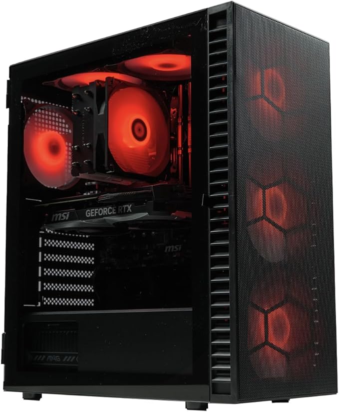 OVERCLOCKERS UK OcUK Gaming Mach 3.2 Pre-Built Gaming PC, AMD Ryzen 5 7500X3D, NVIDIA GeForce RTX 5070, 32GB RAM, 1TB NVMe SSD